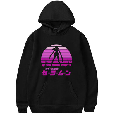 

SGOT Sailor Moon Hoodies Unisex Sweatshirts Japanese Anime Sportswear for Fans