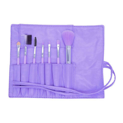 

Professional 7 PCS Makeup Brushes Set Tools Make-up Toiletry Kit Wool Brand Make Up Brush Set Case Cosmetic Foundation