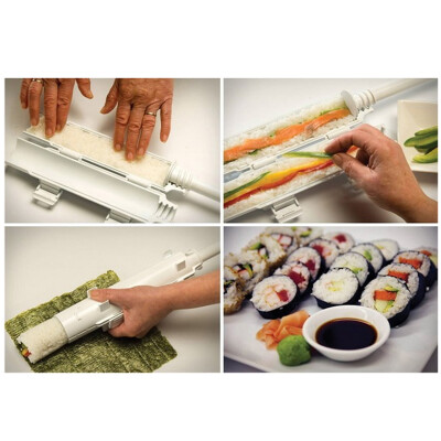 

Roller Sushi maker Roll Mold Making Kit Sushi Bazooka Rice Meat Vegetables DIY Making Kitchen Tools Gadgets Accessories