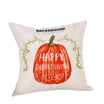 

Tailored Thanksgiving Pillow Cover Thankful Sentiment Pillowcases Embroidered