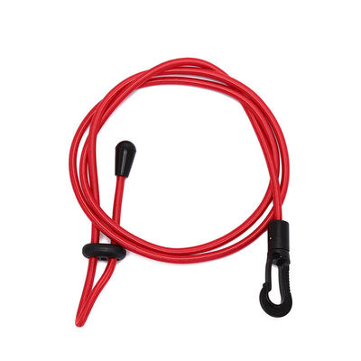 

Elastic Rubber Bungee Cord Fishing Rod Kayak Paddle Leash With Snap Hook 113CM