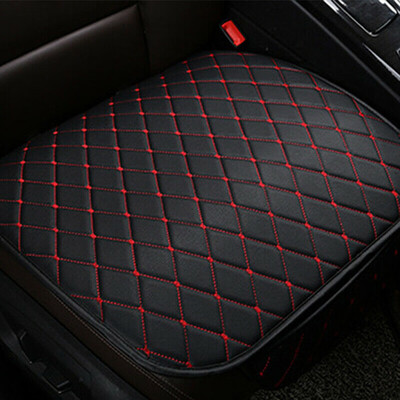 

1pc Universal Car Front Seat Cover Breathable PU Leather Pad Cushion Non-slip US