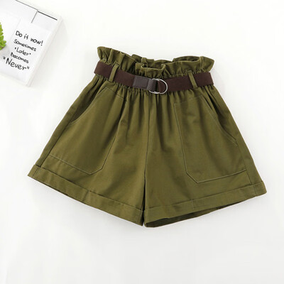 

New Shorts Women Pantalones Cortos Mujer Women Casual Elastic Waist Summer Shorts Jersey Walking Shorts