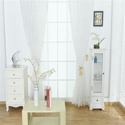 

Phoenix Tail Printed Light And Thin Breathable Window Curtains Window Screening