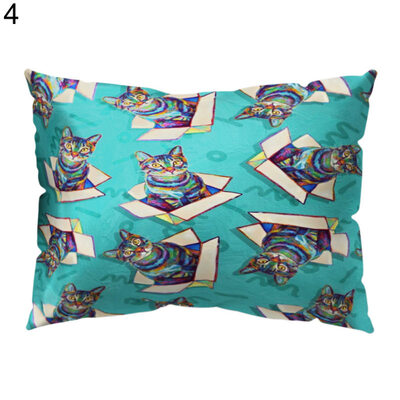 

Flower Moon Star Cat Cloud Pillow Case Cushion Cover Sofa Bed Car Office Decor