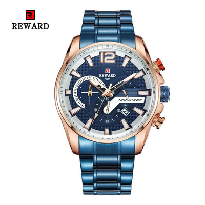 

REWARD 63080 Men Waterproof Quartz Watch Calendar Chronograph