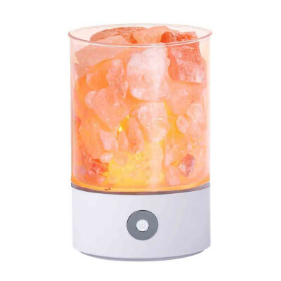 

Gobestart Dimmable Himalayan USB Salt Lamp Natural Crystal Sea Rock Night Light Electric