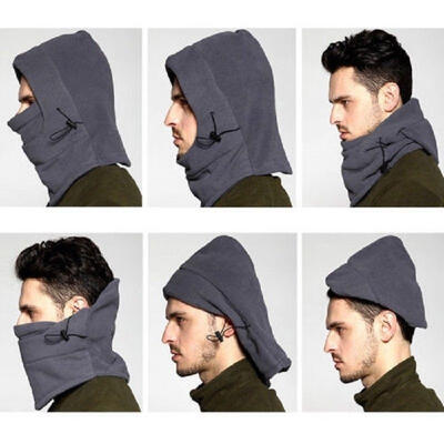 

Unisex Thermal Fleece Balaclava Hood Cap Winter Ski Warm Face Mask Hat Headscarf