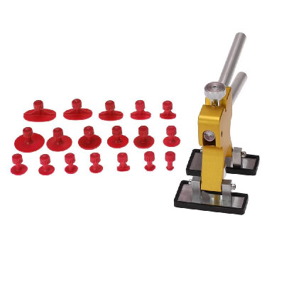 

Car Body Paintless Dent Lifter Repairing Tool Puller with 18pcs Glue Tabs Hail Removal Tool