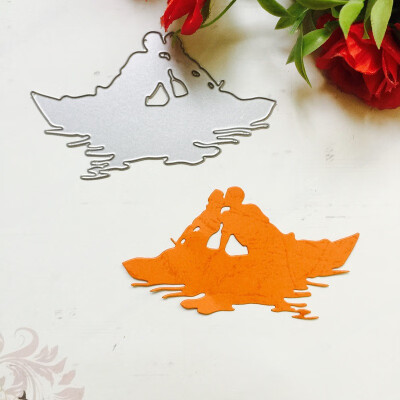 

Lovers Pattern DIY Creative Carbon Steel Cutting Dies Embossing Stencil Template For Card Making Scrapbooking Decorations