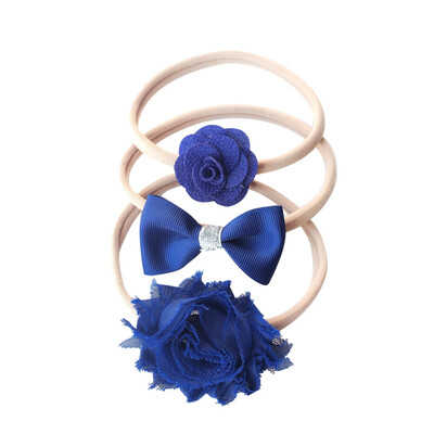 

2018 New Childrens Nylon Butterfly Ribbon With Rib Baby Holiday Hair Chiffon Flower Seamless Girl Headwear