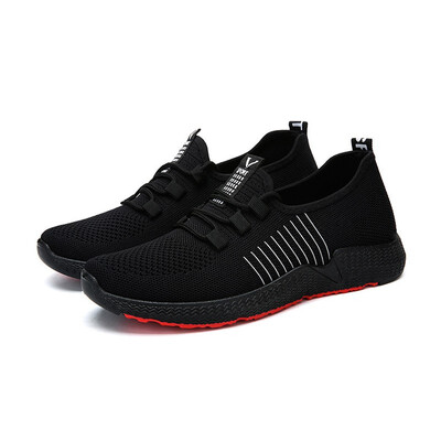 

Breathable Mesh Men Sneakers Shoes Men 2018 Autumn Winter Lace UP Casual Men Shoes Fashion Non-slip Male Sneakers Shoe hjm