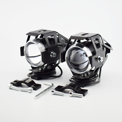 

2Pcs Motorcycle headlamp U5 LED auxiliary Lamp Headlight Offroad DRL 125w 12v Spotlight Driving Light Motorbike Fog Lights