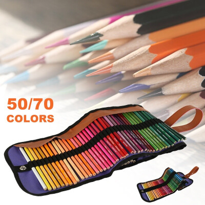 

5072 Colors Pencil Set Color Pencil Drawing Kit with Portable Rolled Up Canvas Bag