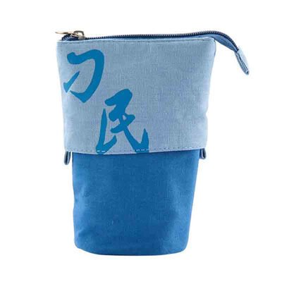 

Household Telescopic Pen Bag Cute Cartoon Multi-function Deformable Portable Cosmetic Bag Telescopic Vertical Canvas Pen Holder