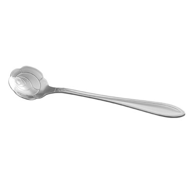 

Household Kitchen Flower Shape Spoon Stainless Steel Innovation Exquisite Cake Candy Dessert Spoon