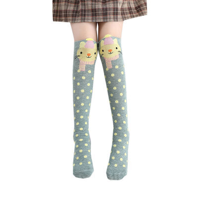 

2-12Y Kids Cartoon Cute Cotton Socks Bear Animal Baby Cotton Socks Knee High Long Leg Warmers Socks Boy Girl Children Socks