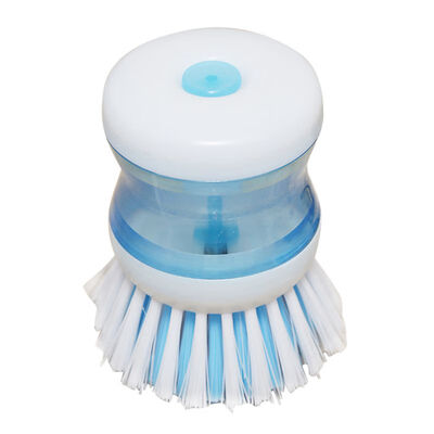 

Kitchen Tool Pot Brush Scrubber Cleaner Pot Brush Automatic Liquid Adding Brushs