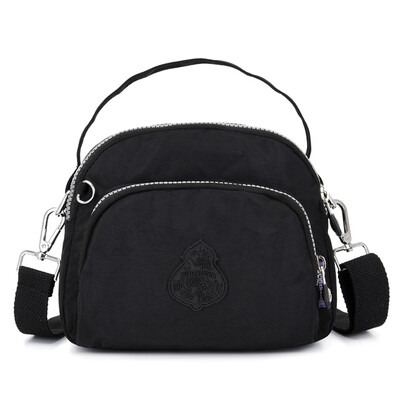 

Tailored Fashion Womens Outdoor Zipper Large Capacity Nylon Shoulder Bag Travel Bag
