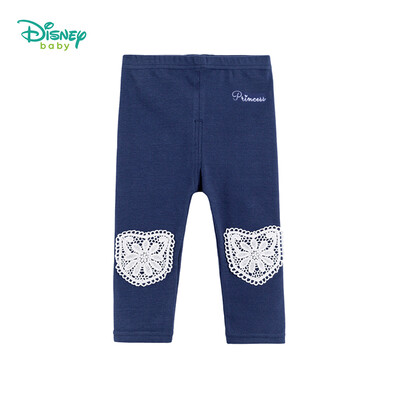 

Disney childrens clothing female baby spring children out of the bottom lace trousers casual pants straight pants 191K832 Navy 9 months height 73cm