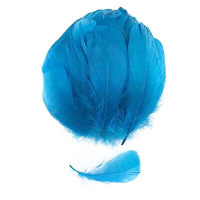 

50pcs Home Bookmark Feather Wedding Festival Supplies Craft Decoration Natural Non-toxic Cross-Stitching Kit Ostrich Feather
