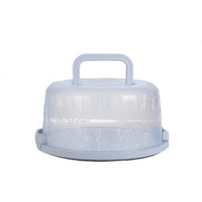 

Portable Cake Storage Box Transparent Sealed Crisper Box Food Storage Box With Foldable Handle