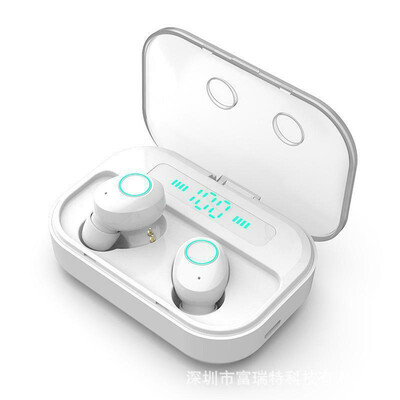 

wireless In-Earphone With inaural LED display support wireless fast charge Bass Hifi Earphone