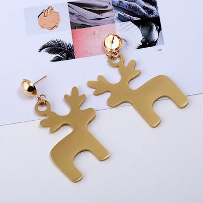 

Fashion Cute Deer Animal Stud Earrings For Women Girls Kids Lovely Small Trendy Jewelry Brincos Women Earrings