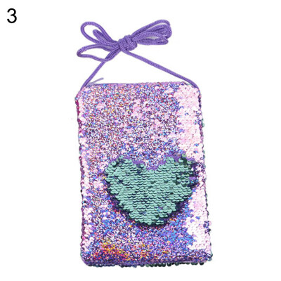 

Fashion Womens Sequins Small Crossbody Shoulder Bag Phone Pouch Coin Purse