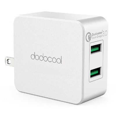 

dodocool 36W Quick Charge 30 2-Port USB Wall Charger Power Adapter with Foldable