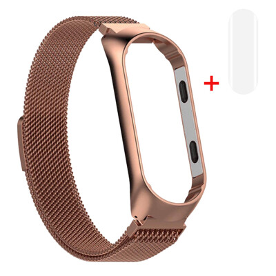 

〖Follure〗Milanese Magnetic Stainless Steel Watch Band Strap Film For Xiaomi Mi Band 4