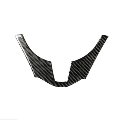 

Black Real Carbon Fiber Sticker Steering Wheel Trim Cover Protector For Mazda 3