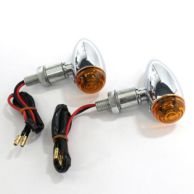 

2x Motorcycle Turn Signal Amber Light 12V 10mm For Harley  Sportster 1200 883