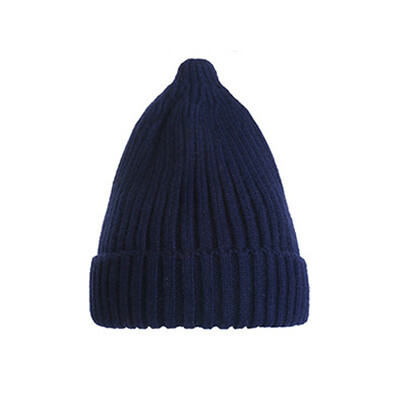 

Autumn Winter New Newborn Baby Boys Girls Wool Solid Color Hat Lovely Warm Comfortable High Quality Knitted Wool Hemming Hats