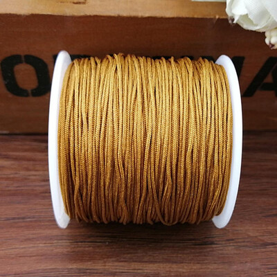 

1Pc 45M Nylon Cord Thread Chinese Knot Macrame Cord Bracelet Braided String Diy 17 Colors
