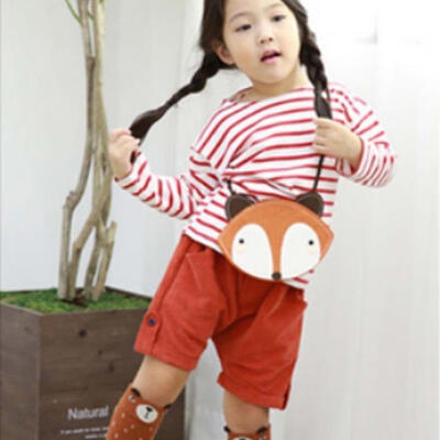 

Lovely Toddler Kids Baby Small Fox Bag Children Girls Messenger Shoulder Bag Purse