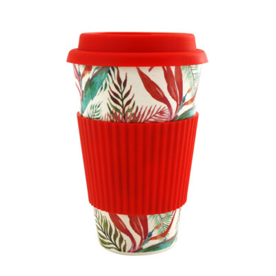 

400 ml eco-friendly bamboo fiber coffee cup mug with beer cap tea cups Milk Cup for Christmas gifts