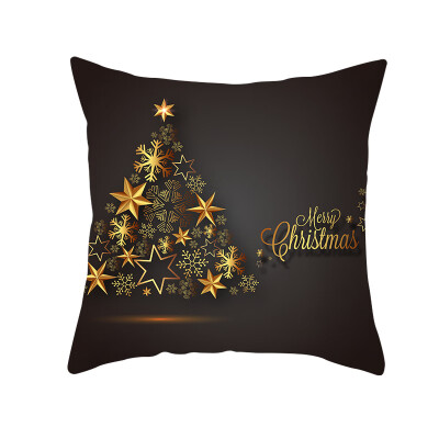 

Merry Christmas Happy New Year Pillowcase Decoration Pillow Cover for Home Decoration Cushion Xmas Gift 4545cm