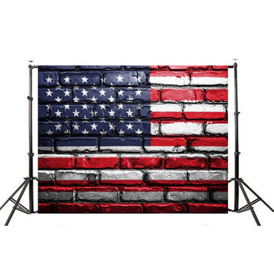 

Gobestart American Flag Background Independence Day Carnival Vinyl Photography Backdrops