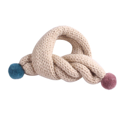 

Fashion Lovely Autumn Winter Boys Girls Baby Kid Solid Scarf Warm Knitted Collar Scarves For Women Female Bandanas