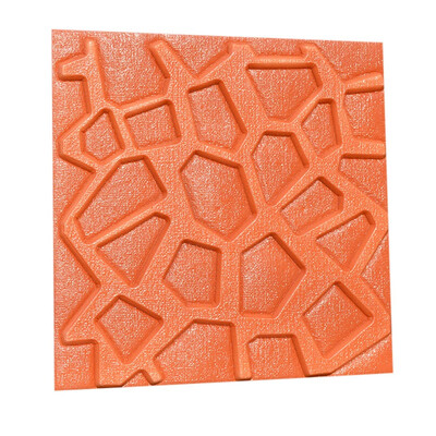 

Gobestart 2Pcs PE Foam 3D Self-adhesive Wall Stickers Decor Tile Waterproof Wall Stickers