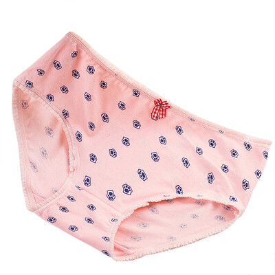

Women Panties Cartoon Fruit Bowknot Pattern Girl Briefs Female Underwear Cute Lingerie Ladies Underpants Women Panty