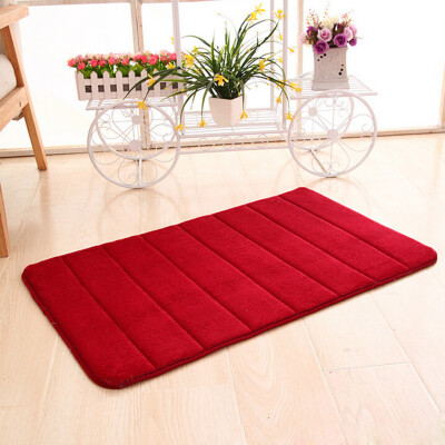 

Gobestart Memory Foam Mat Absorbent Slip-resistant Pad Bathroom Shower Bath Mats