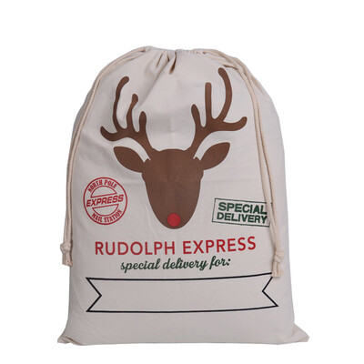 

Tailored Christmas Elk Bag Kids Candy Bag Packaging Children Party Storage Bag Gift