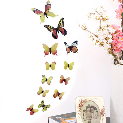 

Gobestart 3D DIY Wall Sticker Stickers Butterfly Home Decor Room Decorations New BU