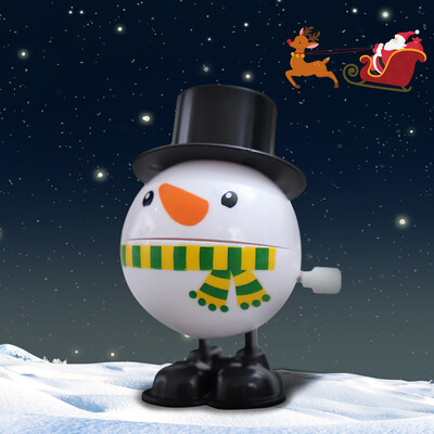 

YIWULAClockwork Wind Up Snowman Toy Funny Christmas Educational Toy Party Favors Gifts