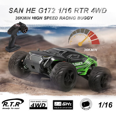 

SAN HE G172 116 RC Car Racing Buggy Full Scale 24G 4WD 36KMh High Speed RTR