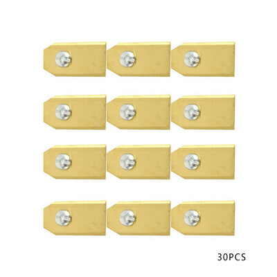 

30pcs Titanium Coated Lawnmower Cutter Stainless Steel 075mm with Screws Robot Mower Garden Tools