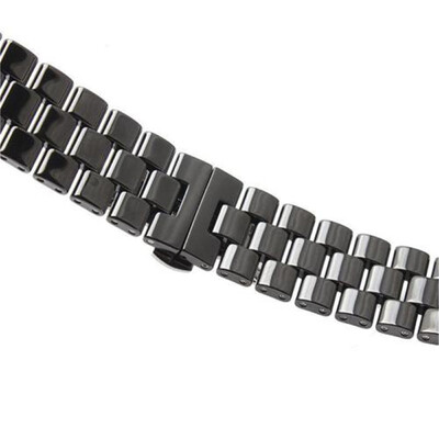 

〖Follure〗Ceramic Closure Strap Replacement Wrist Band For Apple Watch Series 12 42mm BK