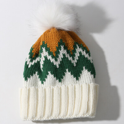 

Hats women autumn&winter Korean version of the tide new - style wool cap in the wool ball knitted cap students warm hood